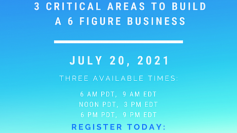 3-Critical Strategies to Grow your Business to 6+ Figures